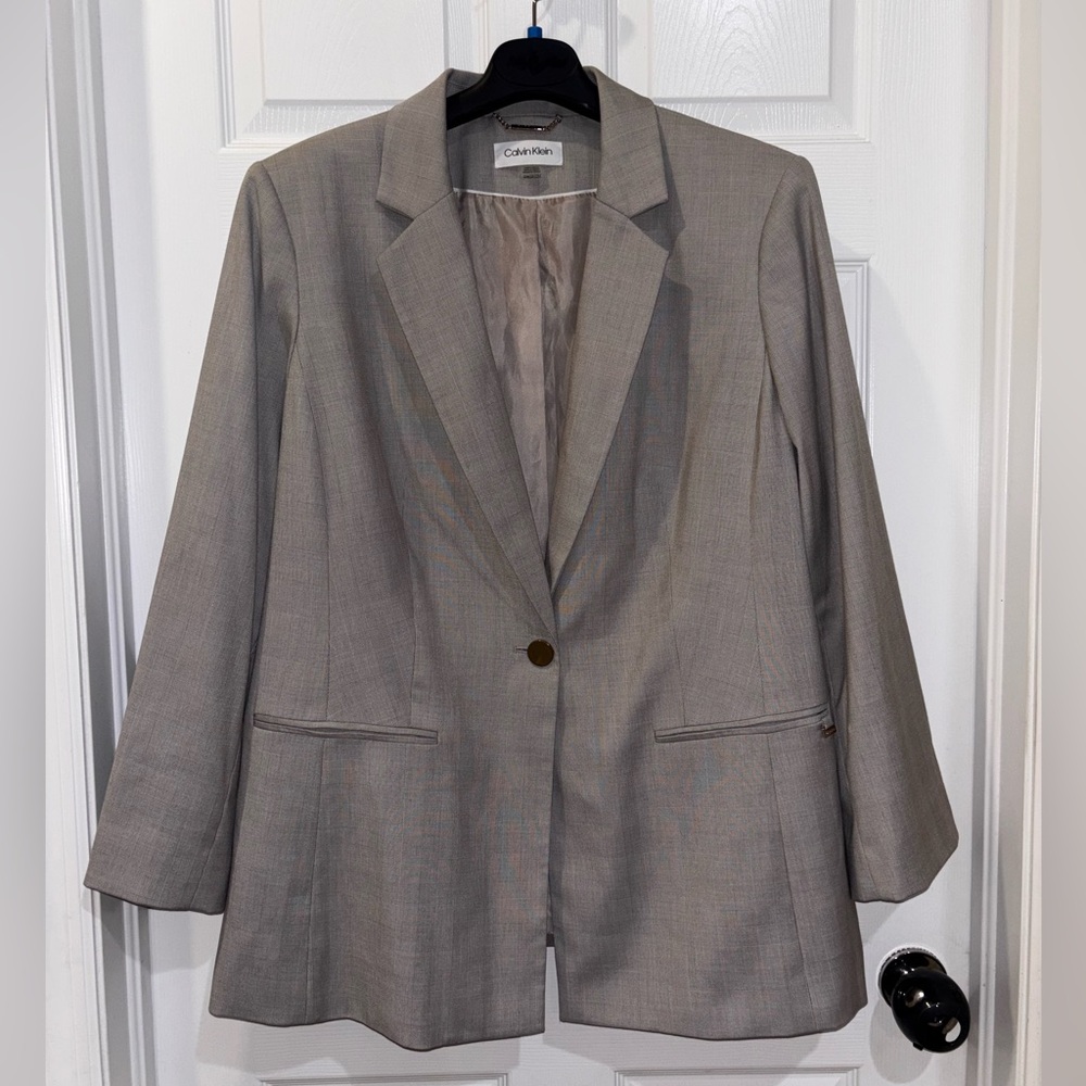 BEAUTIFUL Calvin Klein PLUS BLAZER 22W - Picture 1 of 10